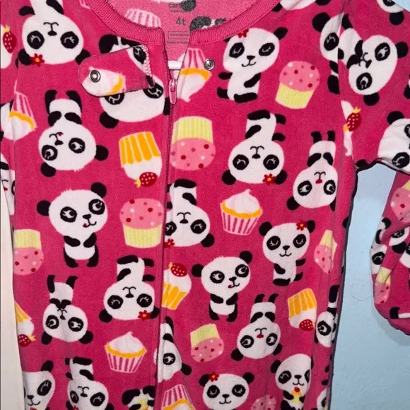 Carter's Pink Panda and Cupcake Footie - Picture 11 of 11